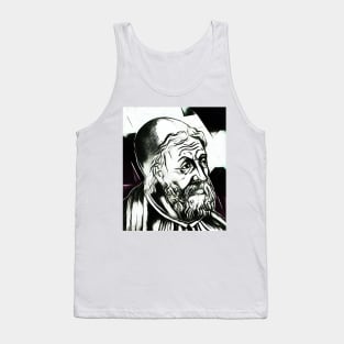 Ptolemy Black and White Portrait | Ptolemy Artwork 3 Tank Top